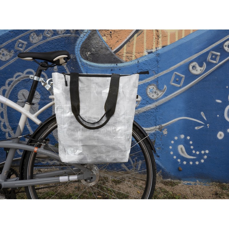 Sacoche arrière en polypropylène recyclé fixation porte-bagages - hapo-G