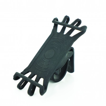 Support smartphone en silicone fixation multi-supports