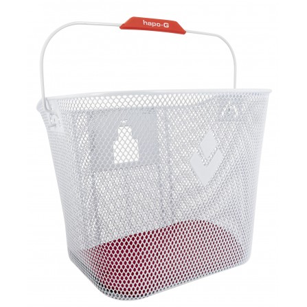 Panier acier XXL blanc avec fixation DMTS universelle