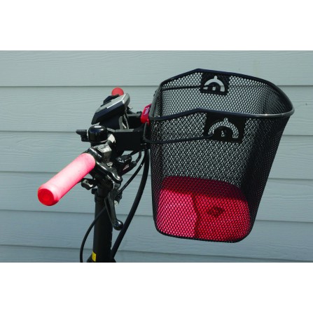 Panier Acier XXL noir  + Fixation MTS3 pour E-Bike