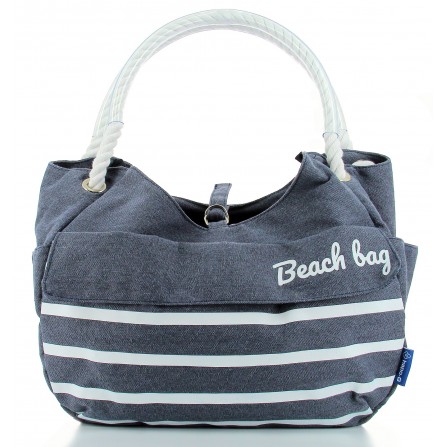 Panier shopping Collection BEACH bleu  fixation Mts 3