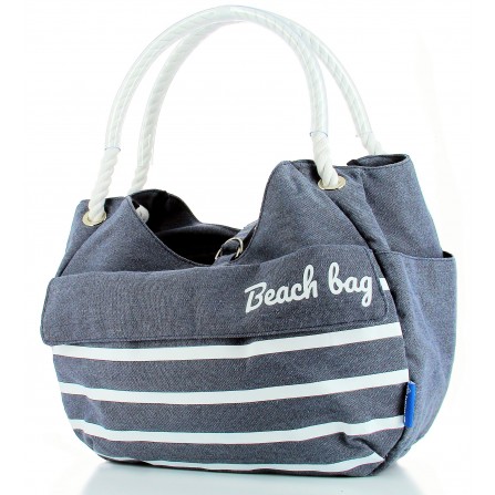 Panier shopping Collection BEACH bleu  fixation Mts 3