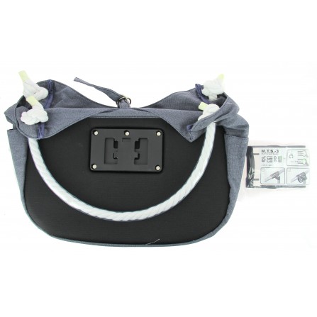 Panier shopping Collection BEACH bleu  fixation Mts 3