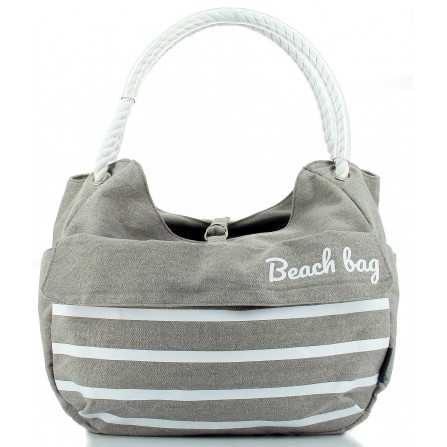 Panier shopping Collection BEACH gris fixation Mts 3