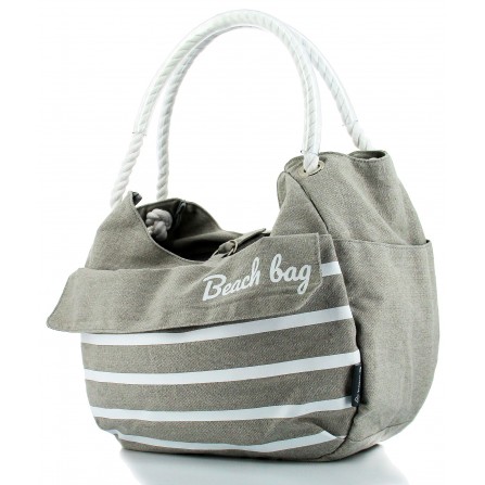 Panier shopping Collection BEACH gris fixation Mts 3