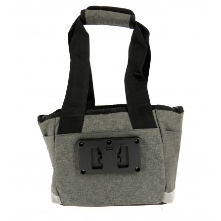 Panier avant shopping gris + fix. mts