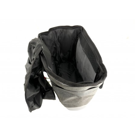 Panier avant shopping gris + fix. mts