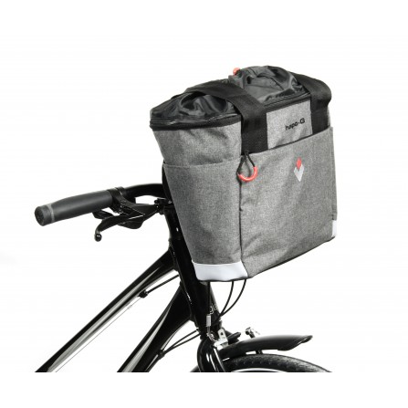 Panier avant shopping gris + fix. mts