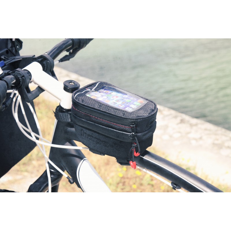 Sac de vélo de téléphone étanche, cadre de support de téléphone de