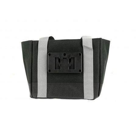 Panier avant shopping noir + fix. mts
