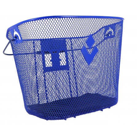 Panier Acier XXL bleu + Fixation MTS3 pour E-Bike