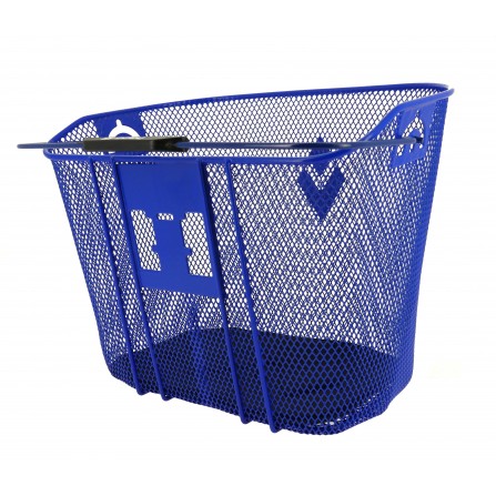 Panier Acier XXL bleu + Fixation MTS3 pour E-Bike