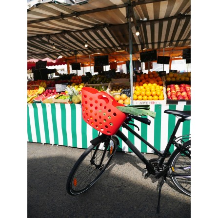 Panier Trendy One fixation avant MTS3 rouge