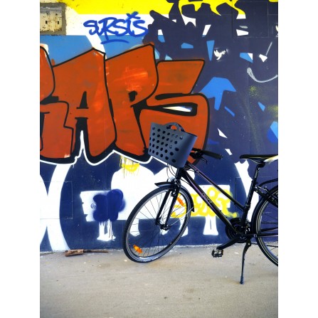 Panier Trendy One fixation avant MTS3 bleu foncé