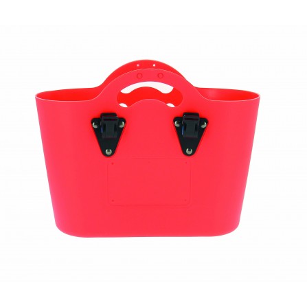 Panier Trendy One fixation porte-bagages rouge