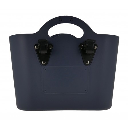 Panier Trendy One fixation porte-bagages bleu foncé