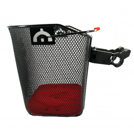 Panier Acier XXL noir  + Fixation MTS3 pour E-Bike