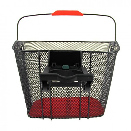 Panier Acier XXL noir  + Fixation MTS3 pour E-Bike