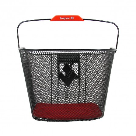 Panier Acier XXL noir  + Fixation MTS3 pour E-Bike