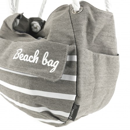 Panier shopping Collection BEACH gris fixation Mts 3