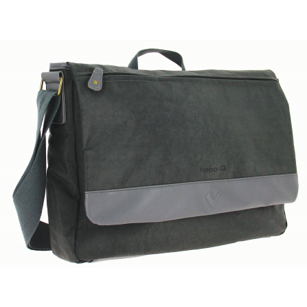 Sac messenger premium Gris