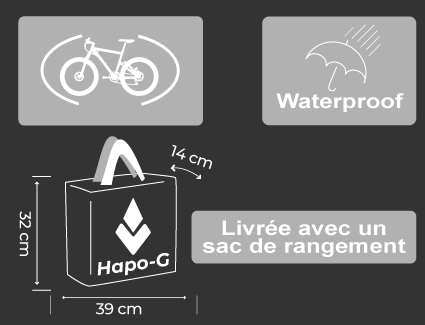 HAPO G  Housse de transport pour vélo - Alibabike