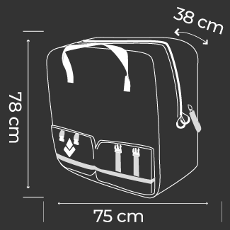 Housse de transport vélo pliant - hapo-G